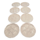 Set of 8 oyster plates in limoges porcelain