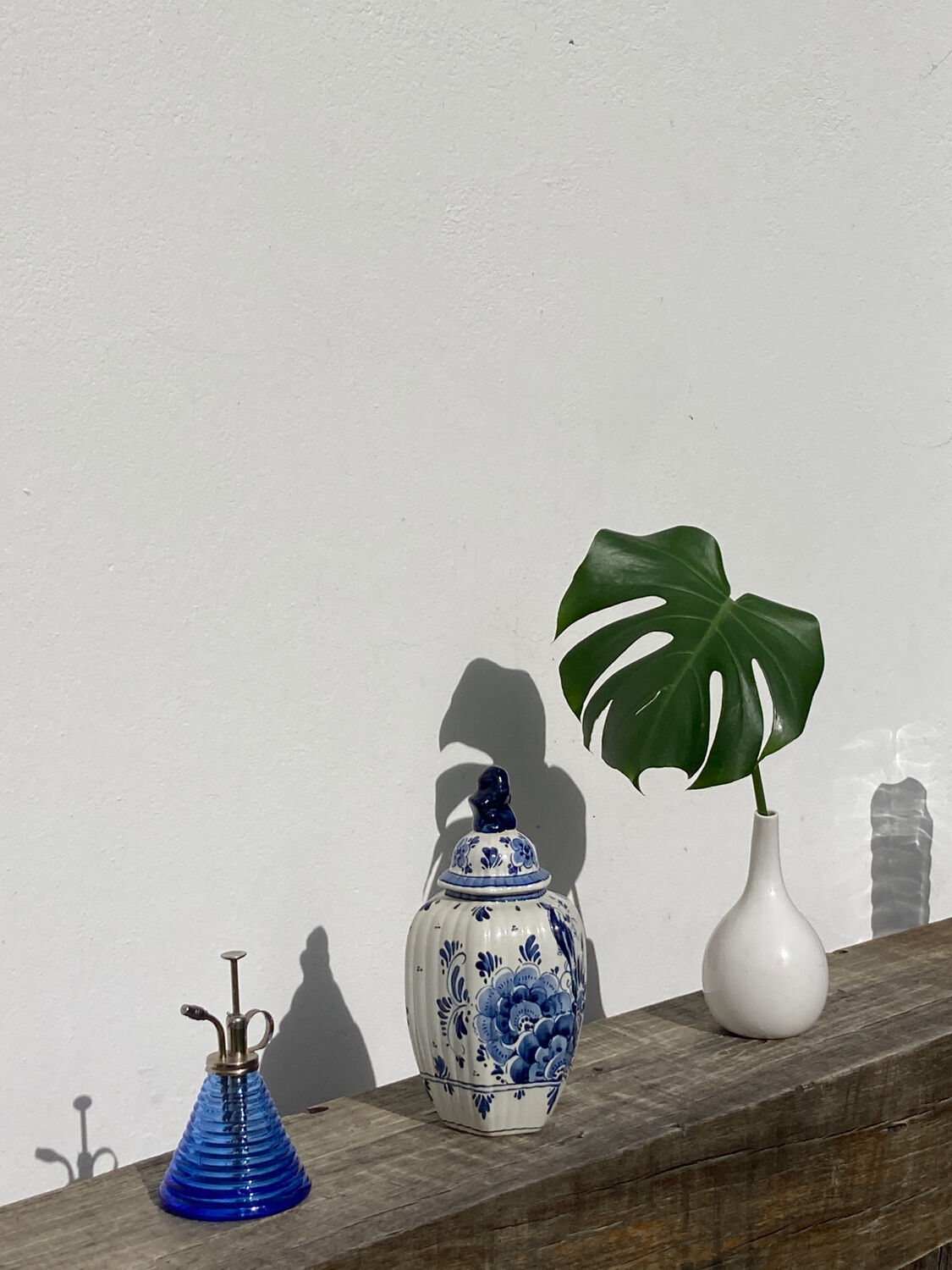 Pot couvert Delft bleu et blanc