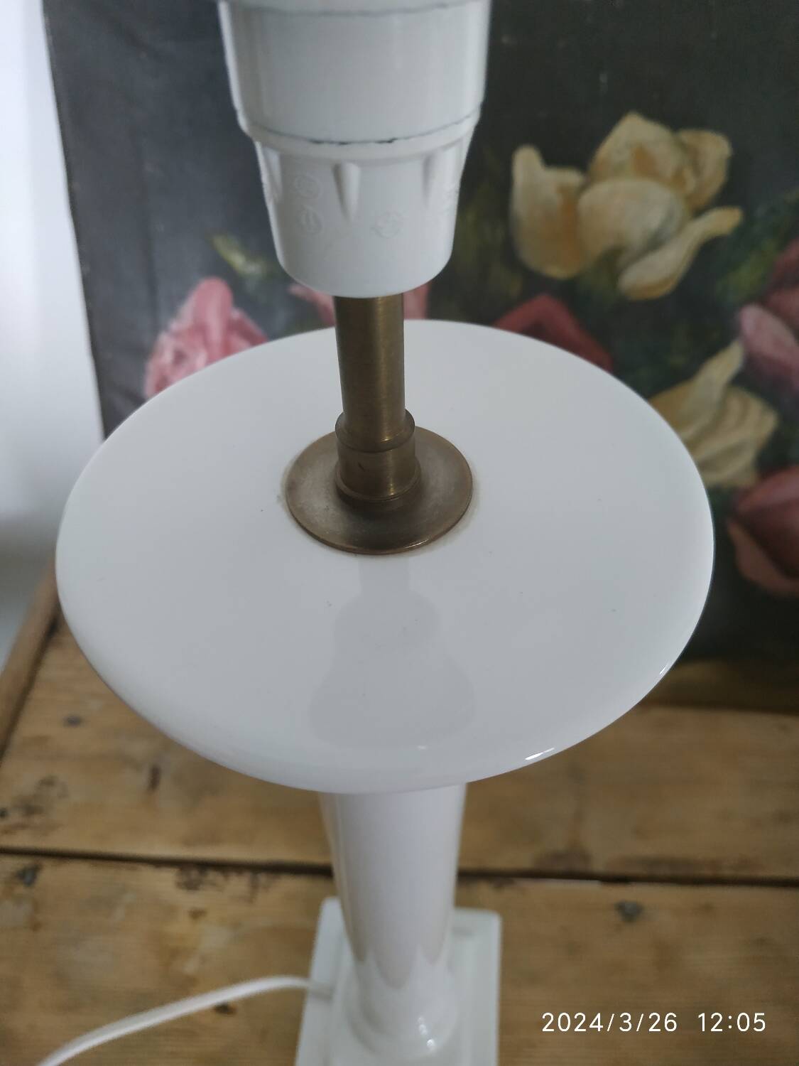Earthenware lamp base