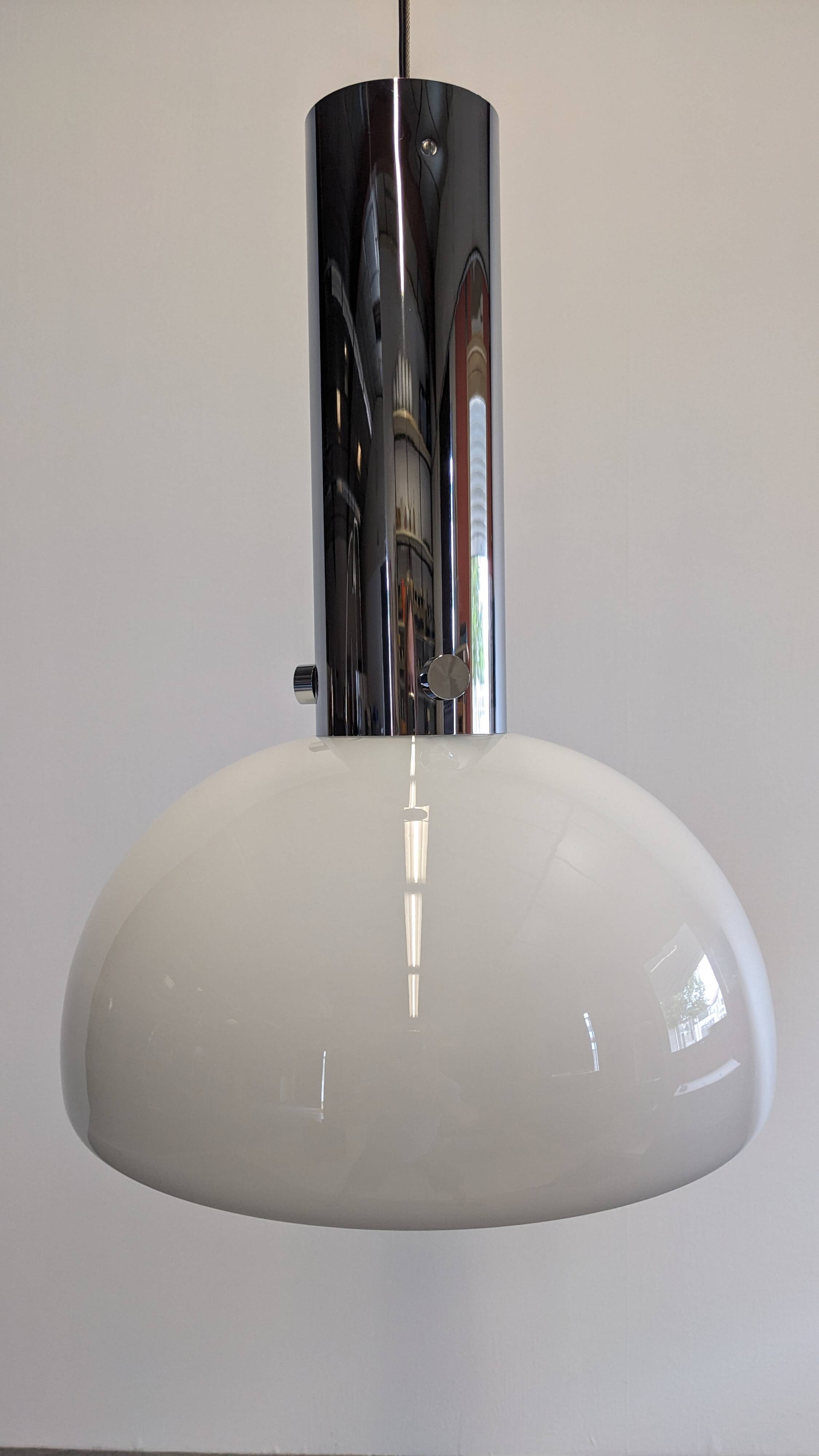 Suspension Space age d'Herbert Proft éditée par Limburg vers 1970
