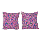 Set of 2 vintage Turkish cushion covers 46x51 cm