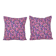 Set of 2 vintage Turkish cushion covers 46x51 cm