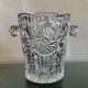 Cut crystal ice bucket