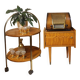 Chariot à boissons / desserte des années 1970