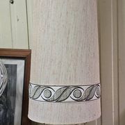 Very large ceramic lamp / floor lamp from the Art Deco period.