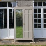 Vintage upholstered Parisian wardrobe