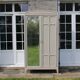 Vintage upholstered Parisian wardrobe