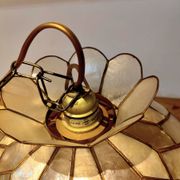 Vintage lustre suspension - natural mother of pearl