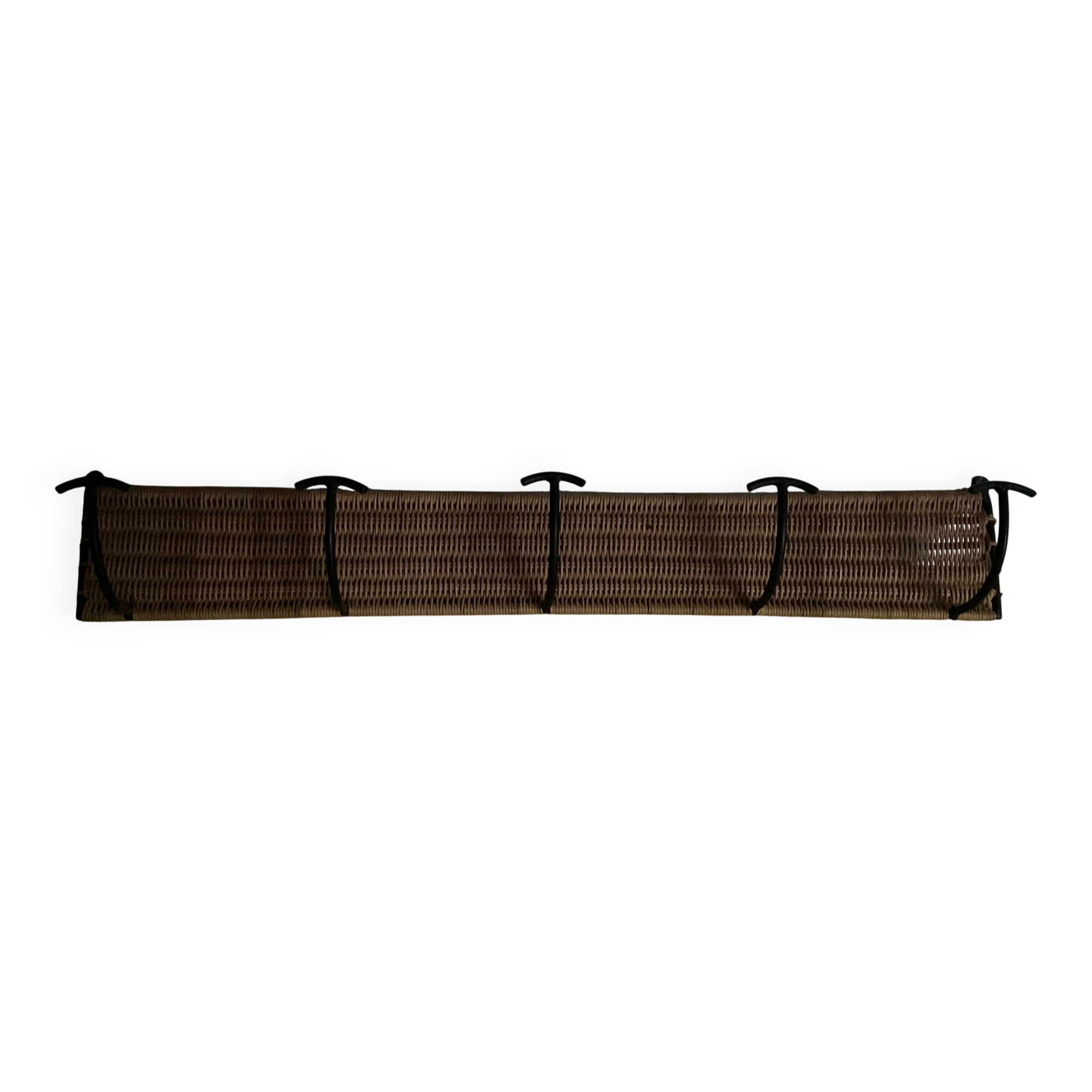 1950 modernist brutalist rustic wall coat rack mategot 1510
