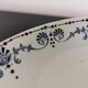 Old compote bowl Terre de Fer Opaque Porcelain from Gien "Etruscan" model