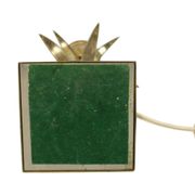 Lampe de table vintage en forme de palmier et d'ananas, massive, années 1970, 48 cm