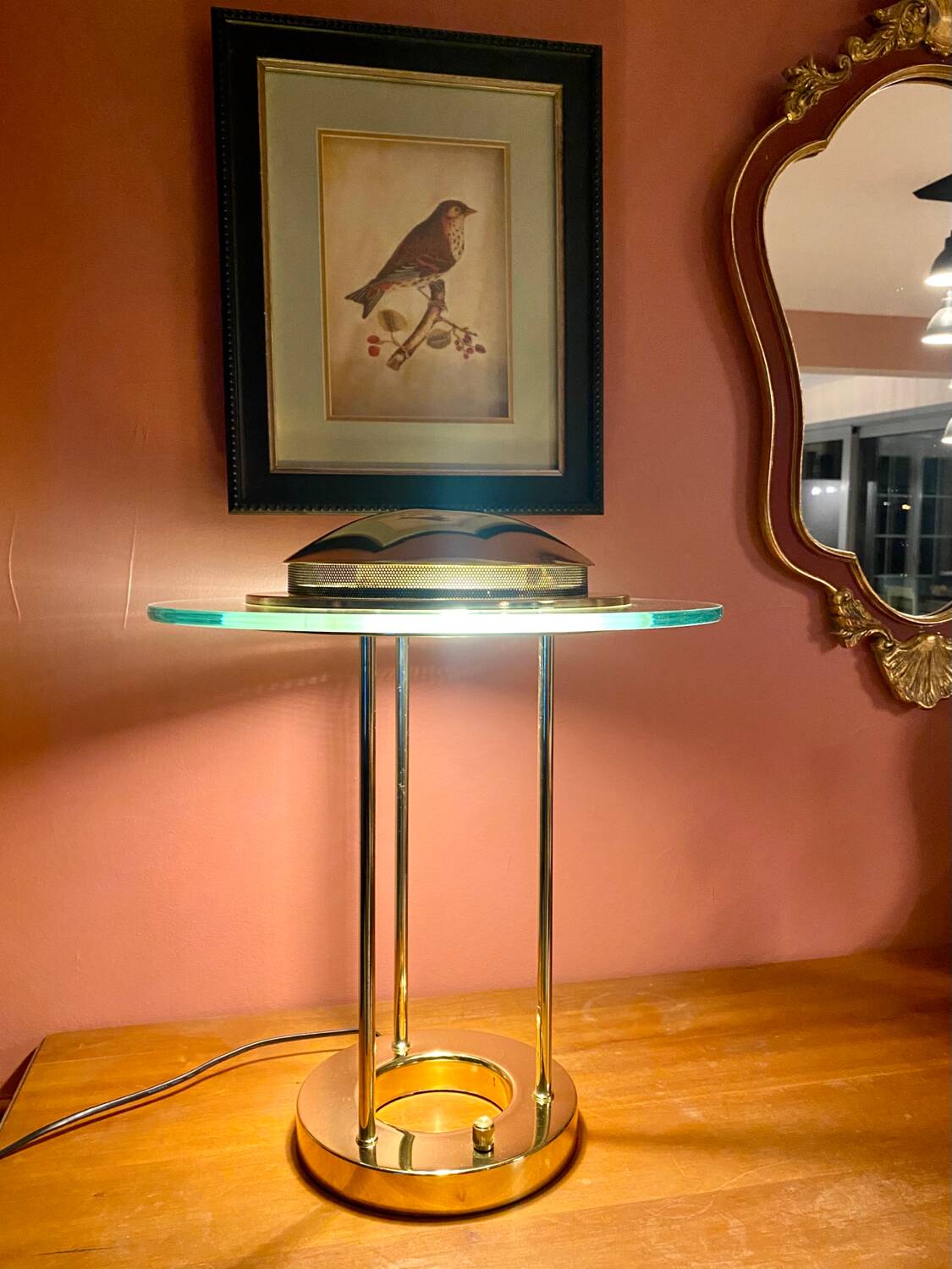 Saturn led lamp by Robert Sonneman 1980