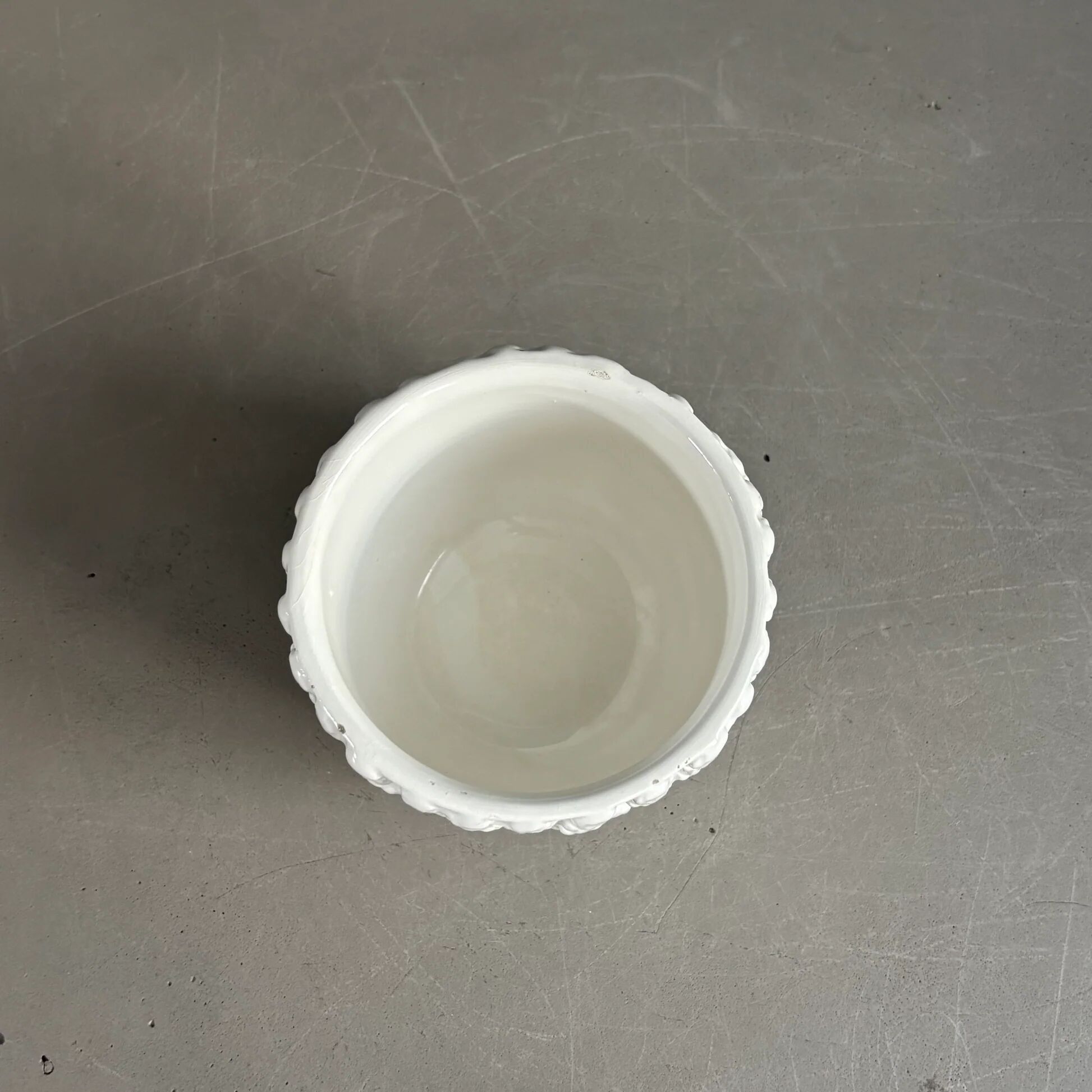 Petit bol en céramique motif asperges