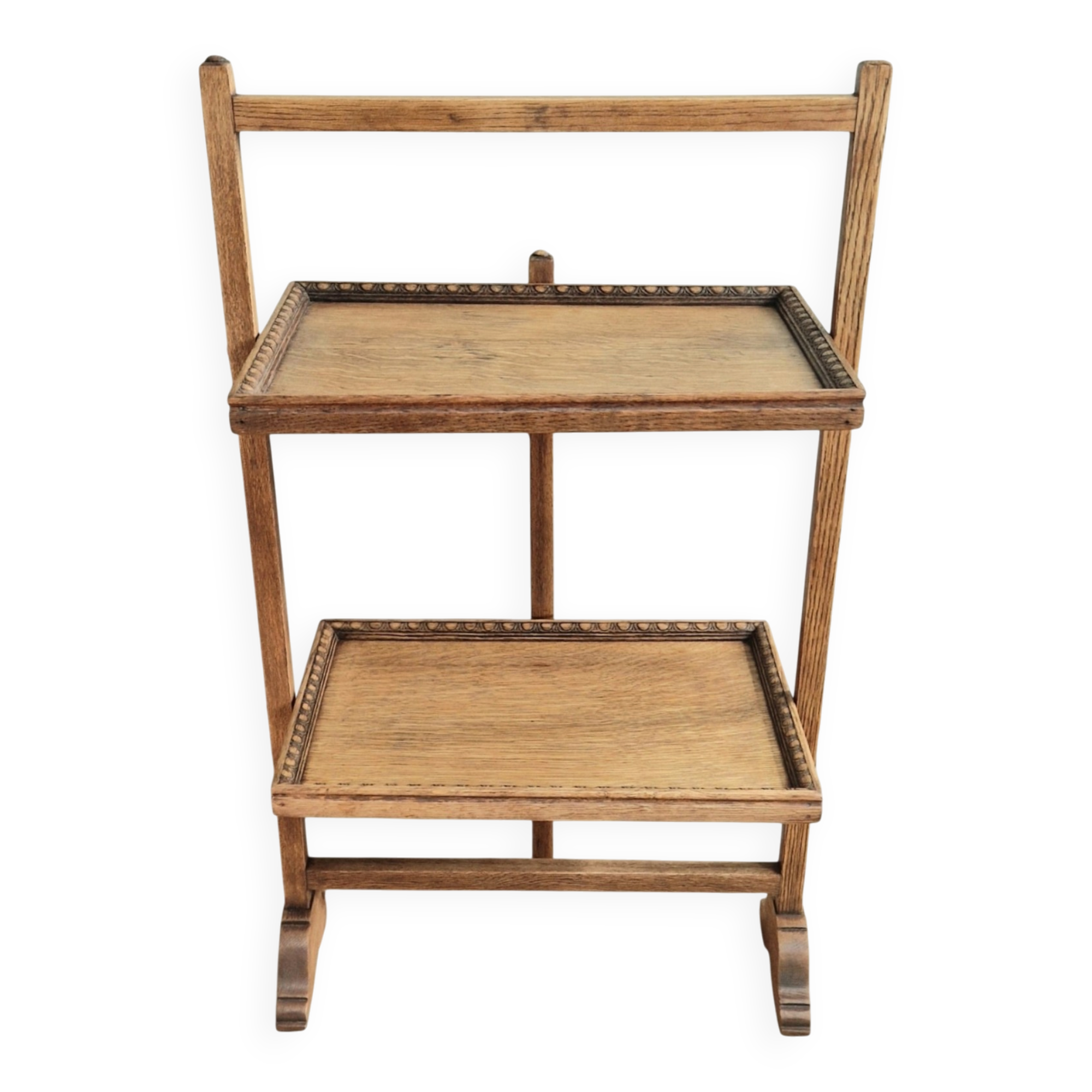 Silent servant, solid wood - Late 19th century - Minimalist side table