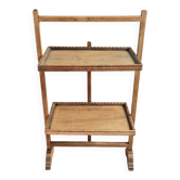 Silent servant, solid wood - Late 19th century - Minimalist side table