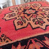 Handmade Berber pouf in wool 60 X 60 X 20 CM