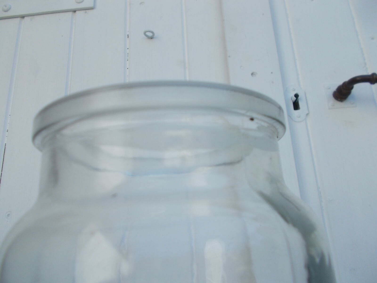 Pot d'apothicaire en verre