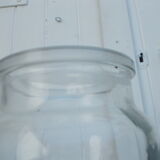 Glass apothecary pot