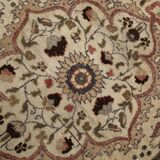 4x7 Brown Floral Vintage Persian Rug, 130x215Cm SK 2606