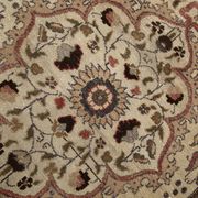 4x7 Brown Floral Vintage Persian Rug, 130x215Cm SK 2606