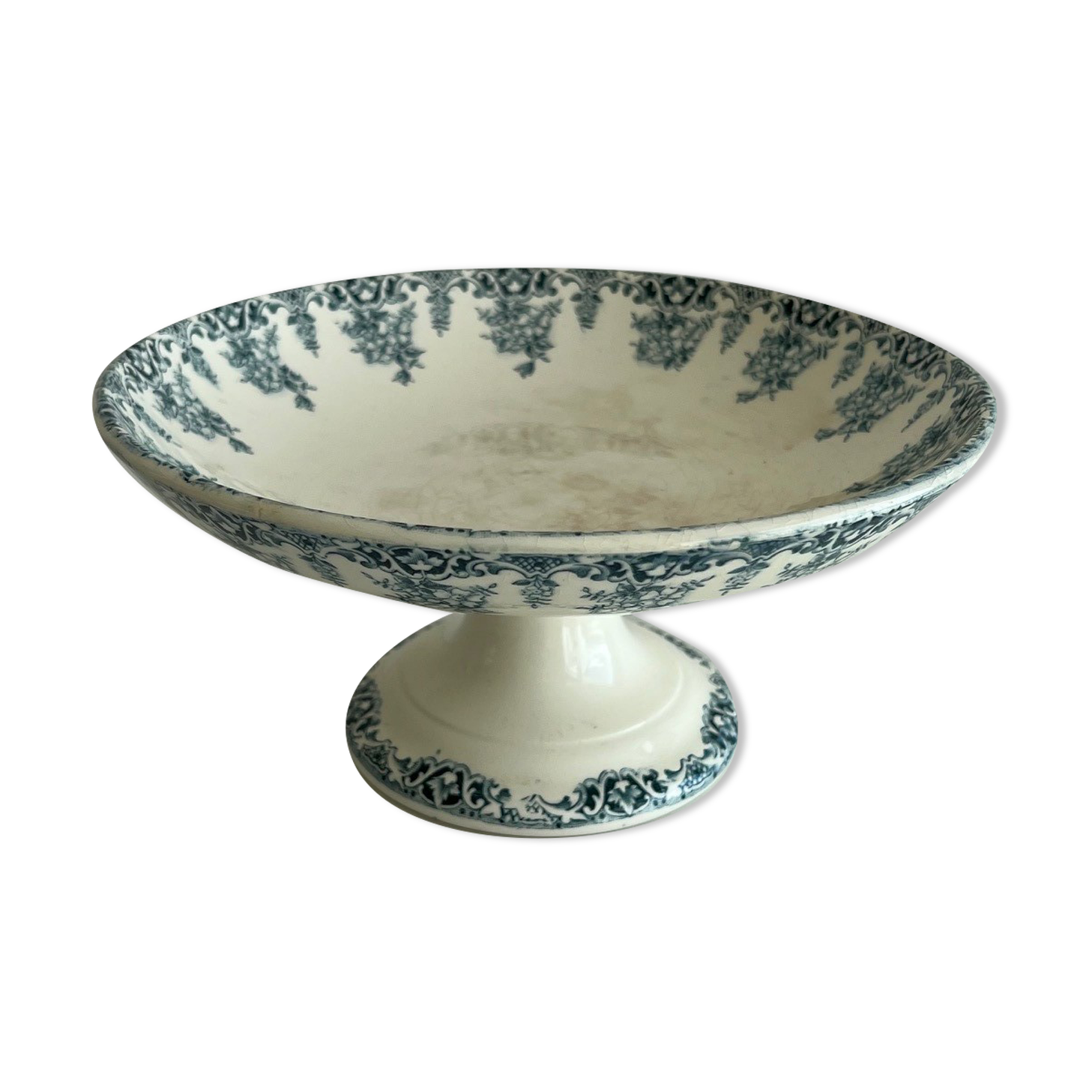 Compote plate Terre de Fer