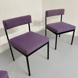 6 anciennes chaises design Dieter Wäckerlin model 101 pour Idealheim 1960