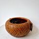 Japanese Style Bamboo/Rattan Woven Basket - Vintage