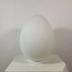 Vintage Vianne egg lamp in opaline 1970s