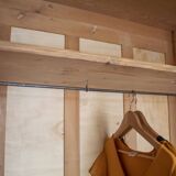 Large Parisian wardrobe in solid wood (renovated)