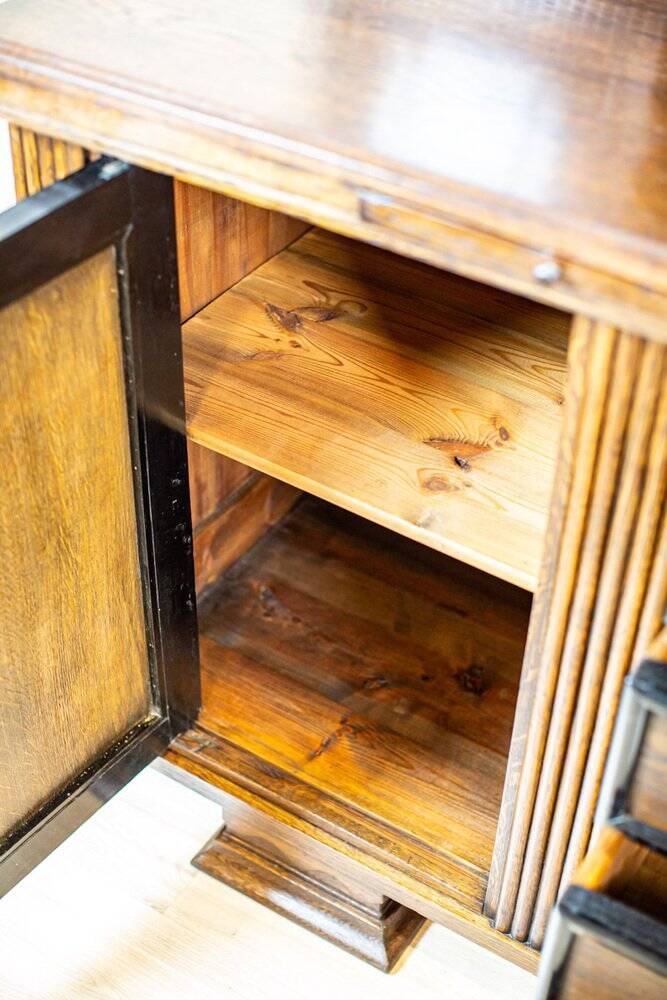 Vintage Buffet in Oak Burl, 1930s