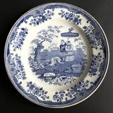 4 antique plates