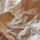 Antique linen drape monogrammed 3.10x2.20 m