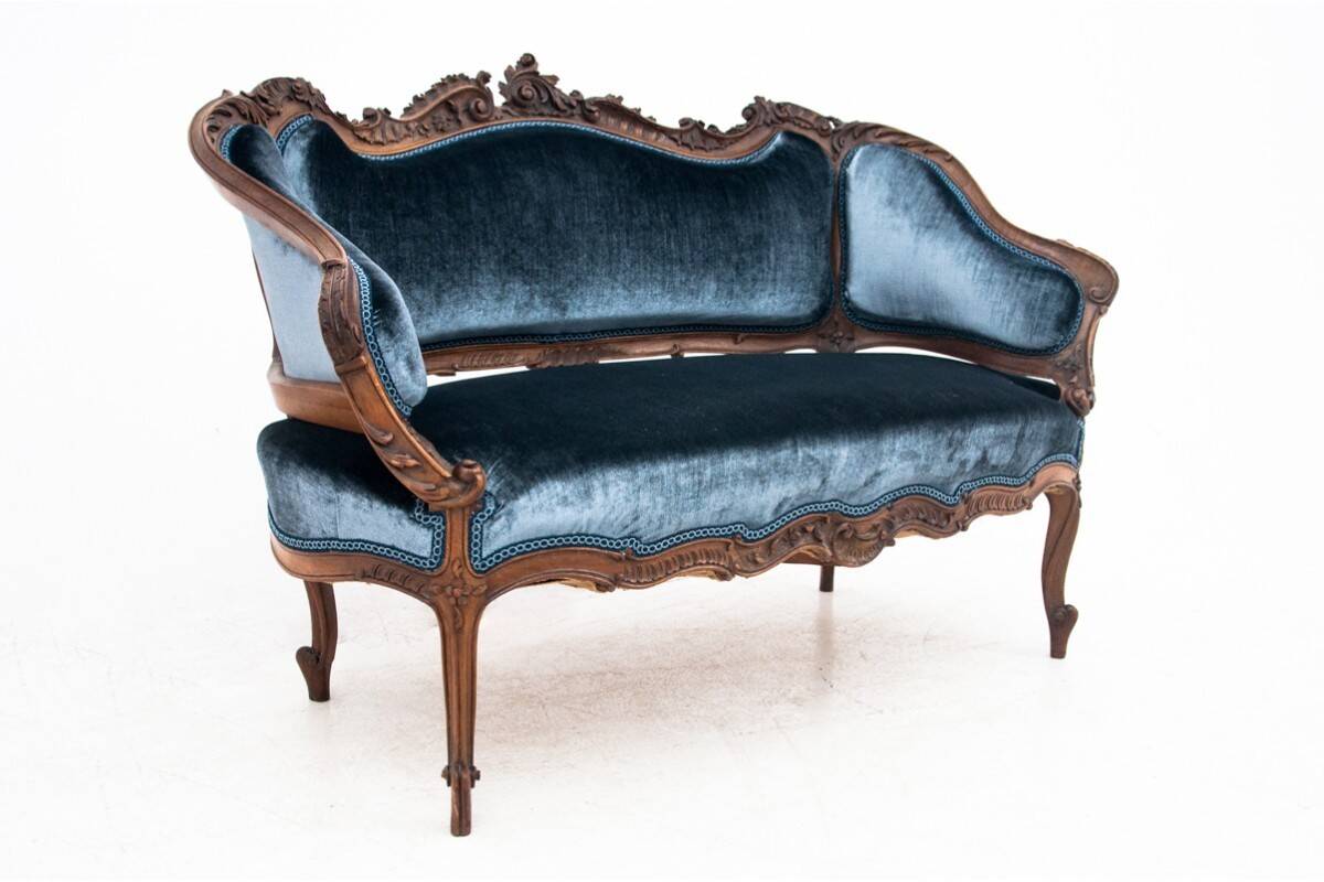 Antique sofa, France, late 19th century.