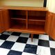 Teak and leather sideboard by Malora, 1955