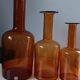 3 GULVASE  de Otto Brauer pour Holmegaard  1962