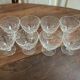 8 glasses Baccarat drops of water