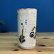 Vintage Floral Mexican Pottery Vase Signed Numbered 6 Mexico CO