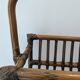 Vintage rattan magazine rack