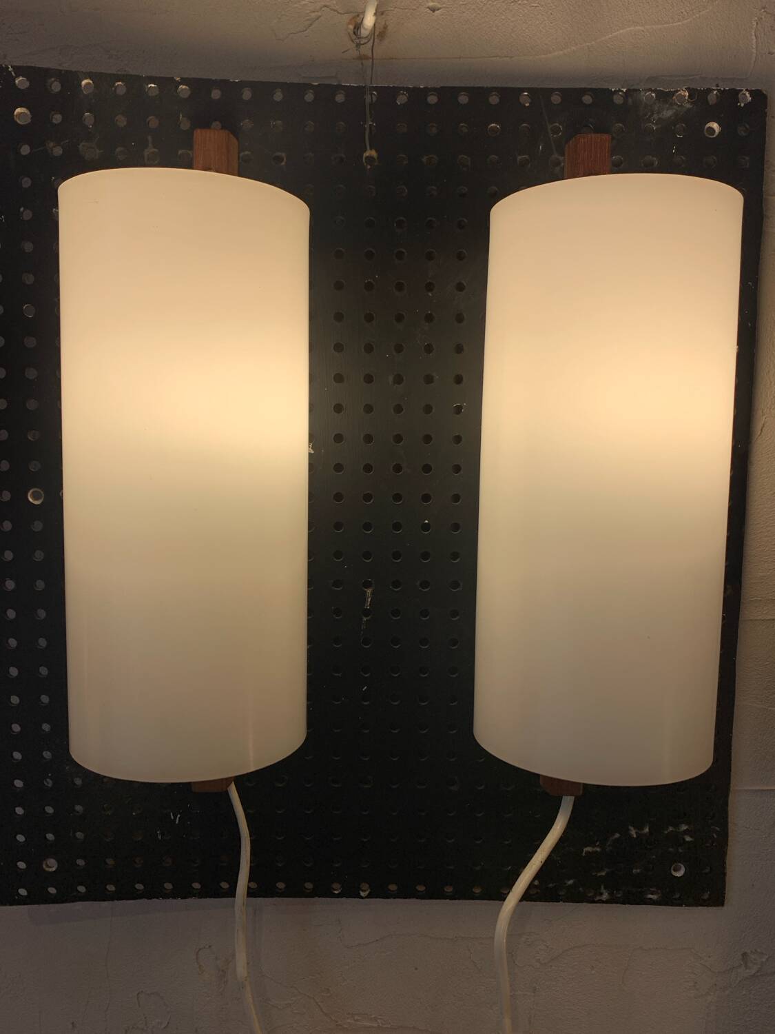 Pair of vintage Scandinavian wall lights by Hans-Agne Jakobsson