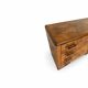 Walnut burl commode, Italian Art Deco, 1940s.