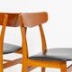 Ensemble de 4 chaises de salle à manger Mosbøl par Findahl (Danemark, années 1960).