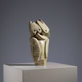 Abstract soapstone bird sculpture