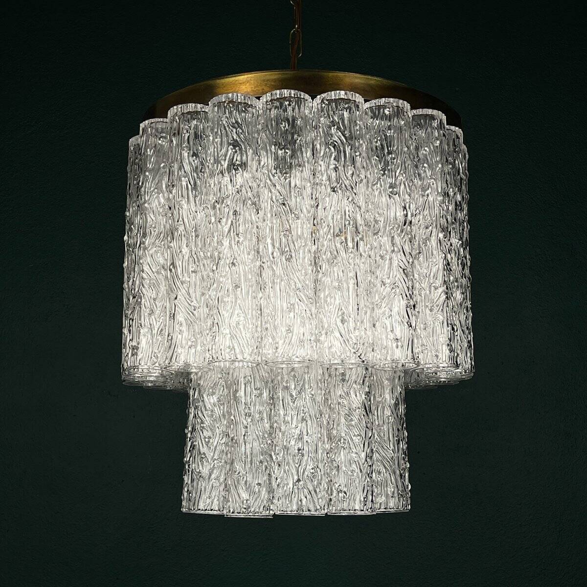 Murano glass chandelier by Venini, Italy, 1960s