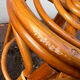 3 vintage rattan stools from the 70s