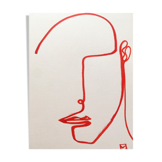 Croquis rouge