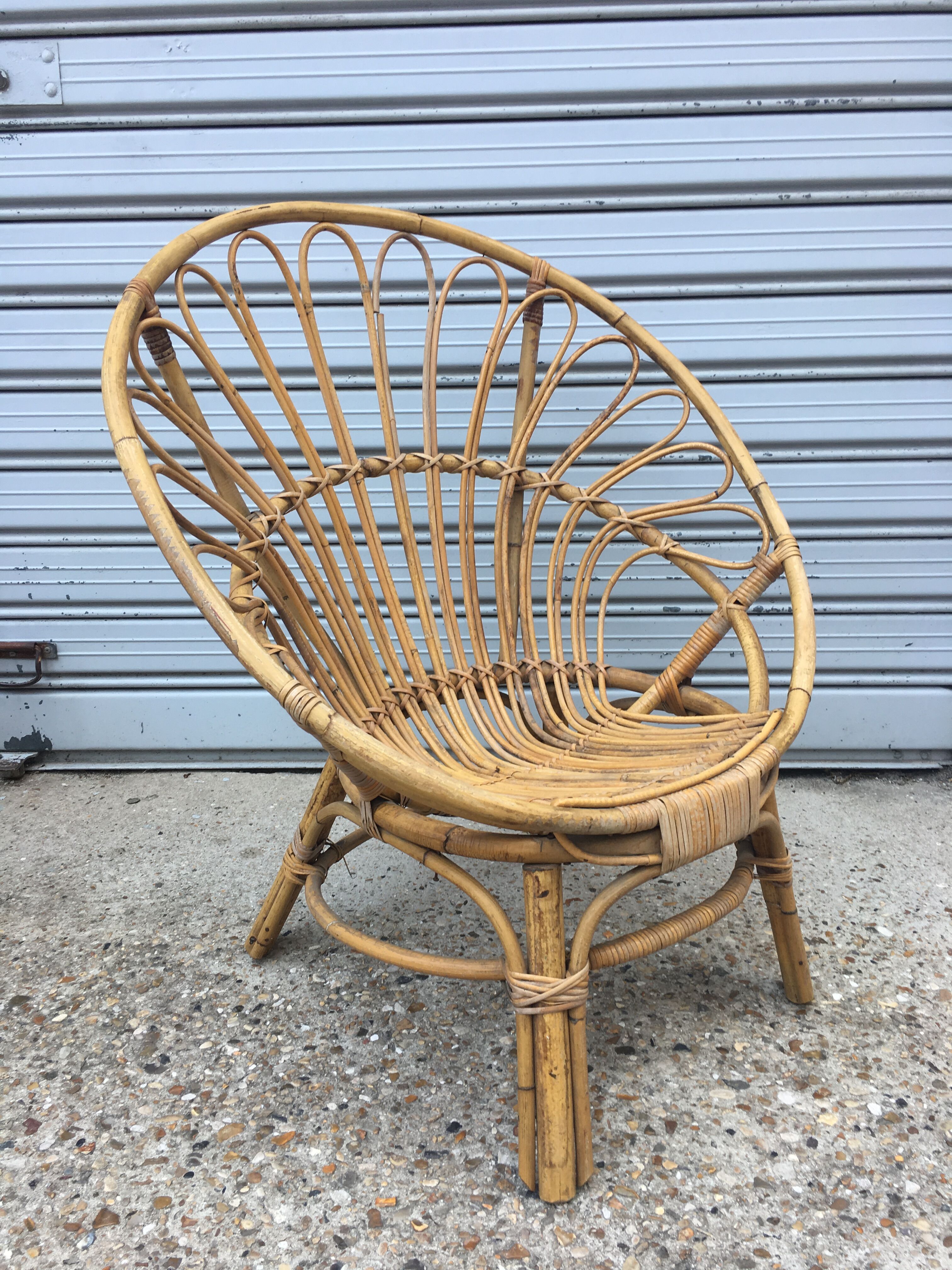 Peacock rattan chair