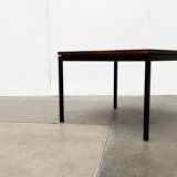 Mid-century minimalist teak side table by Florence Knoll for Knoll International, 1950s.