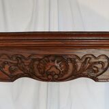 Extendable rectangular table with Italian extension cords