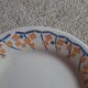 Compotier - piedouche - cake dish - ceramic hb cm - yellow and royal blue