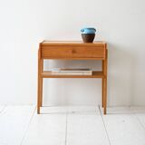 Vintage Scandinavian Oak Bedside Table, 1950s/60s